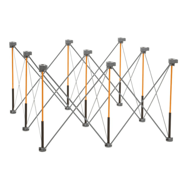 BORA Centipede CK9S 4ft x 4ft x 30in Workstation with 4 X-Cups, 4 Clamps, and Carry Bag