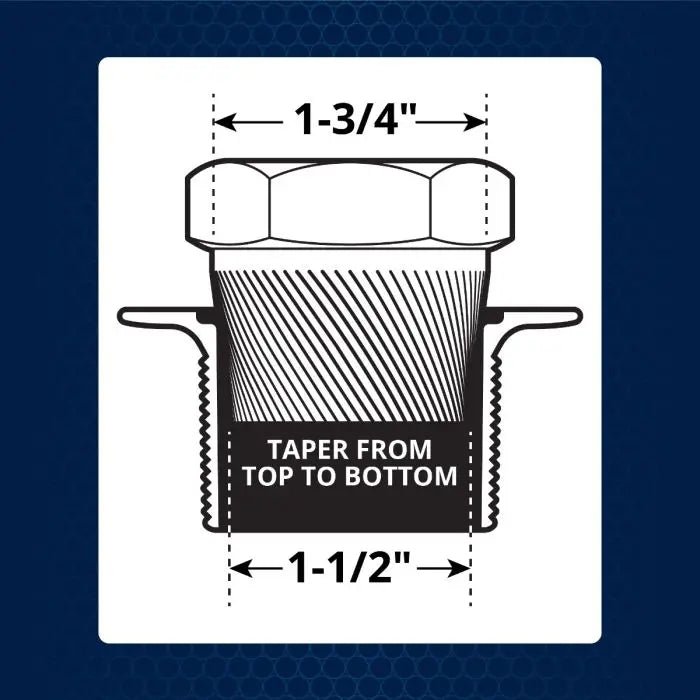 Superior Tool's Tub Drain Extractor Set - Pack of Two for Efficient Tub Drain Removal