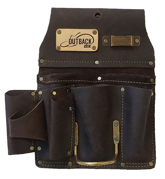 Premium Oil-Tanned Leather OX Pro Tool Pouch for Professional Drywallers
