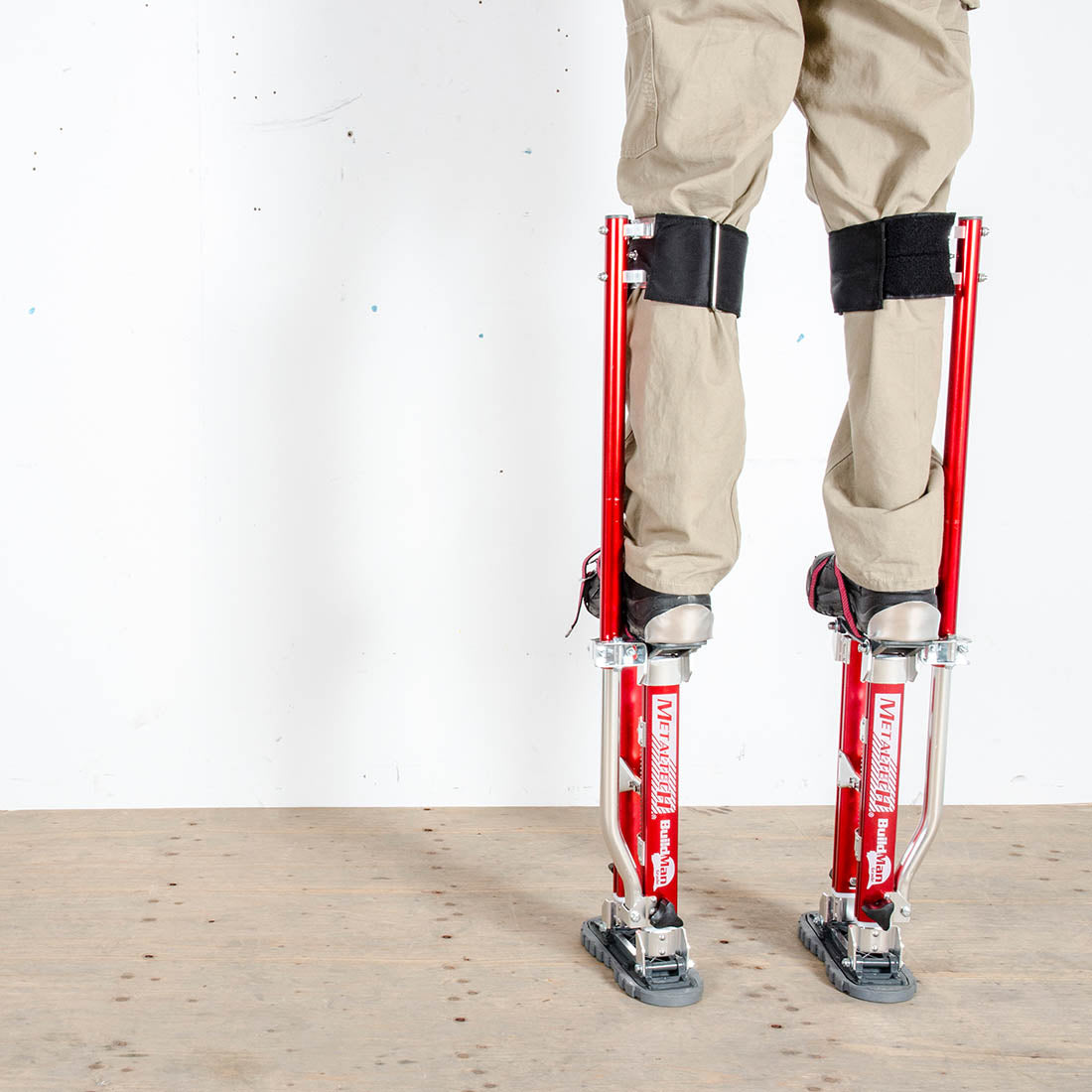 Buildman™ Professional Grade 24 - 40 Inches Adjustable Drywall Stilts for Industrial Use