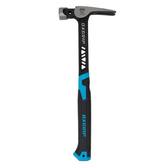 20 - Ounce OX Pro Ultrastrike Smooth - Face Framing Hammer for Superior Performance