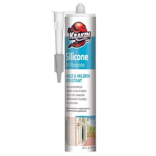 Case of 12 - 300 ml (10.1 Fluid Ounces) All - Purpose Room Temperature Vulcanizing (RTV) Silicone Sealant