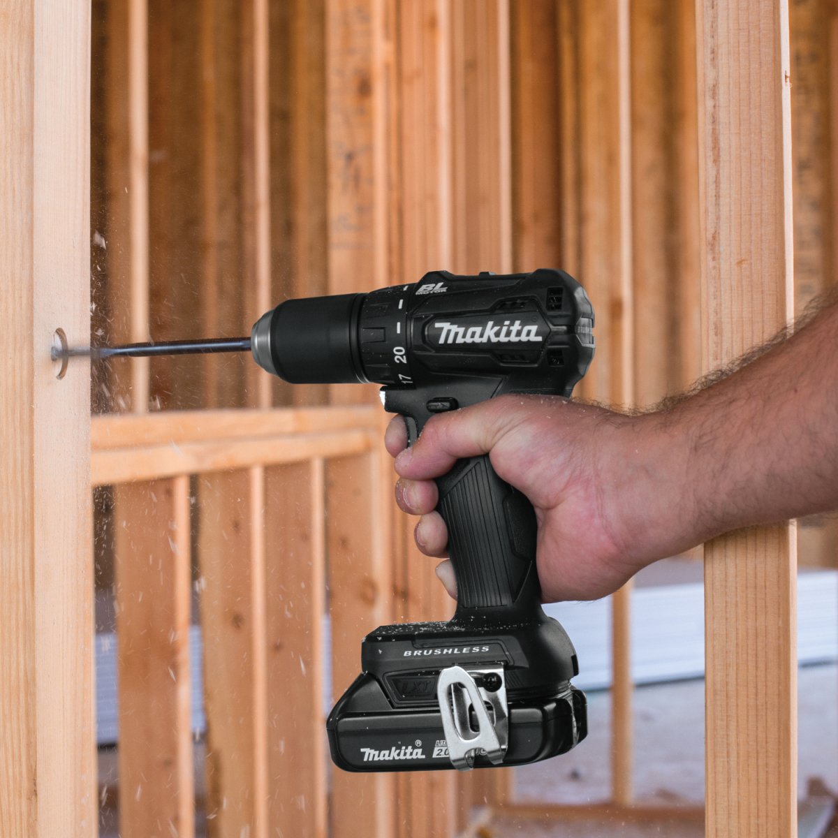 18V LXT® Sub-Compact Brushless Cordless 1/2 Driver-Drill with 2.0Ah Lithium-Ion Battery