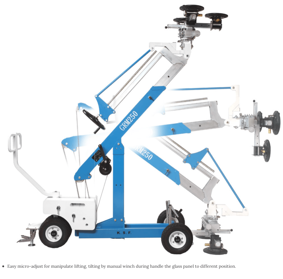 GRM250 Manual Glass Handling Robot for Efficient Glass Moving