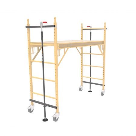 ALU Series™ 6-Foot Professional Baker Scaffolding for Construction Projects