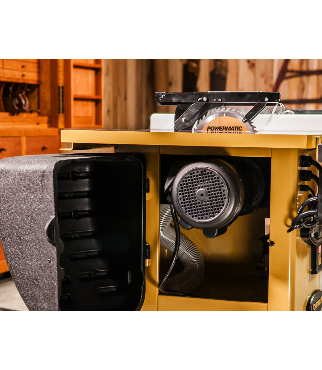 Professional 5HP 3PH 230/460V 50-Inch Rip 2000B Table Saw with Accu-Fence and Workbench for Precision Woodworking