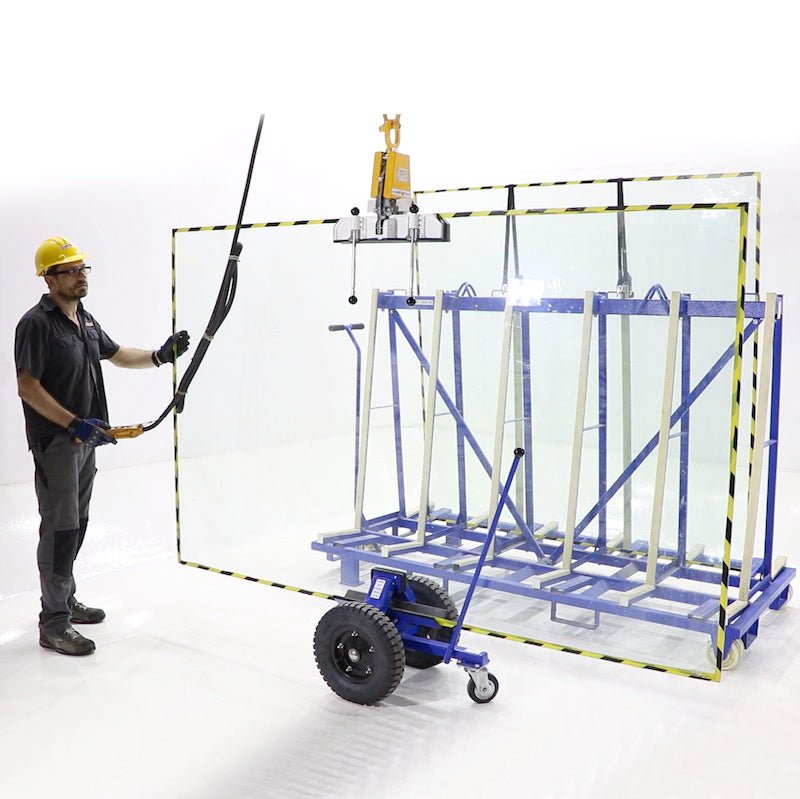 Aardwolf High - Performance Self - Locking Trolley SL - 100 for Granite and Stone Slabs Moving