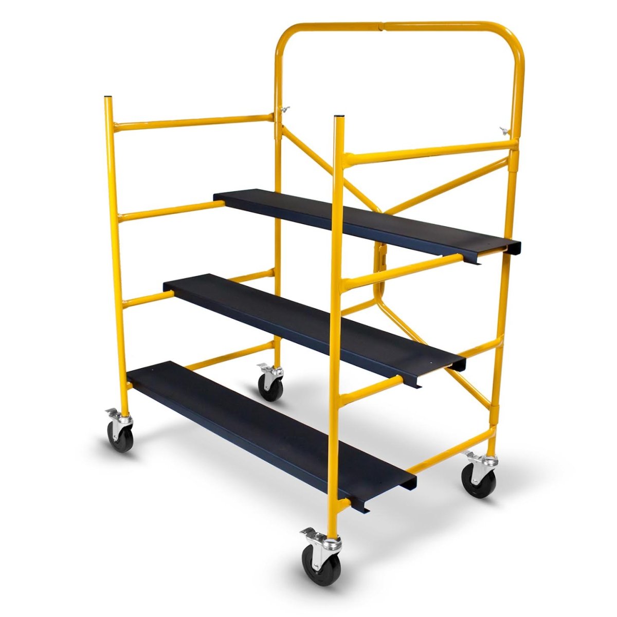 Nu-Wave Complete XW 4-Foot Foldable and Configurable Step-Up Mobile Workstand for Job Sites and Workshops