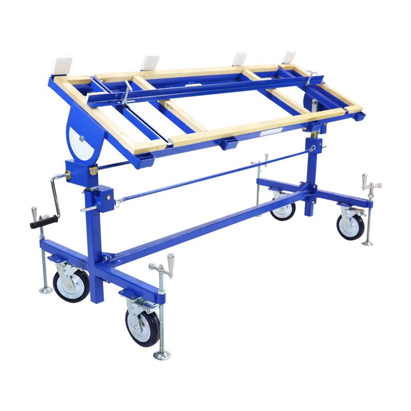 Adjustable Height Aardwolf Industrial Work Table for Versatile Fabrication Tasks