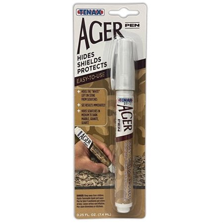 Tenax Ager Pen - A Stone Care Pen for Medium to Dark Color Stone