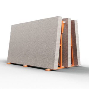 Abaco Triple Side Foldable A-Frame Truck for Handling Large Stone Slabs