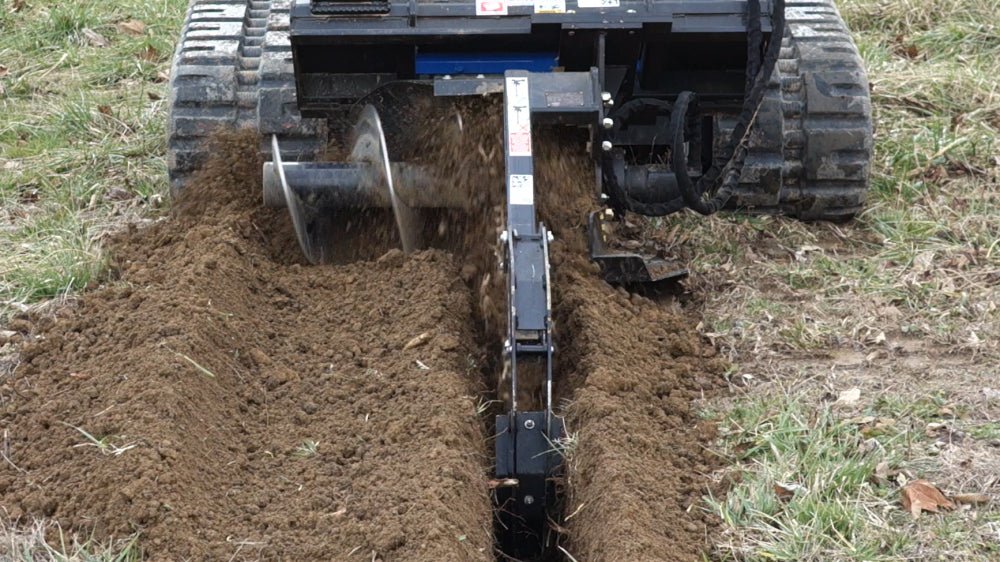 Blue Diamond Skid Steer Heavy - Duty High - Performance Trencher