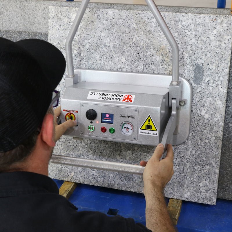Aardwolf Compact 12V Swiftlift Vacuum Lifter for Bridge Saw Workpieces