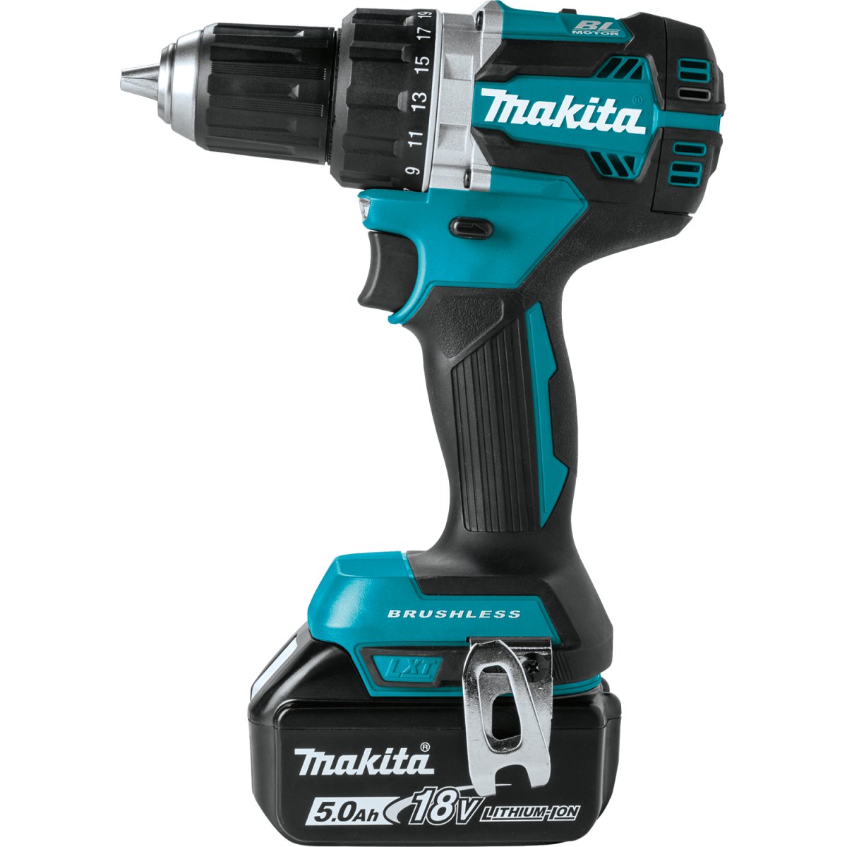 Makita 18V LXT® Compact Brushless Cordless 1/2 Driver-Drill Kit with 5.0Ah Battery