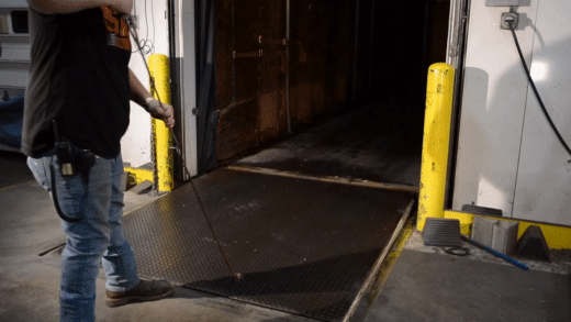 Heavy - Duty Mechanical Dock Levelers for Efficient Truck Loading and Unloading