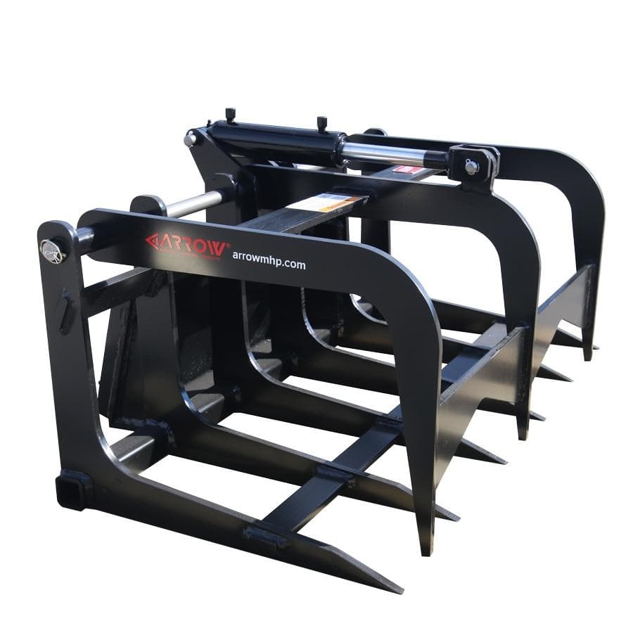 High - Performance Compact Skid Steer Grapple Rake for Landscaping