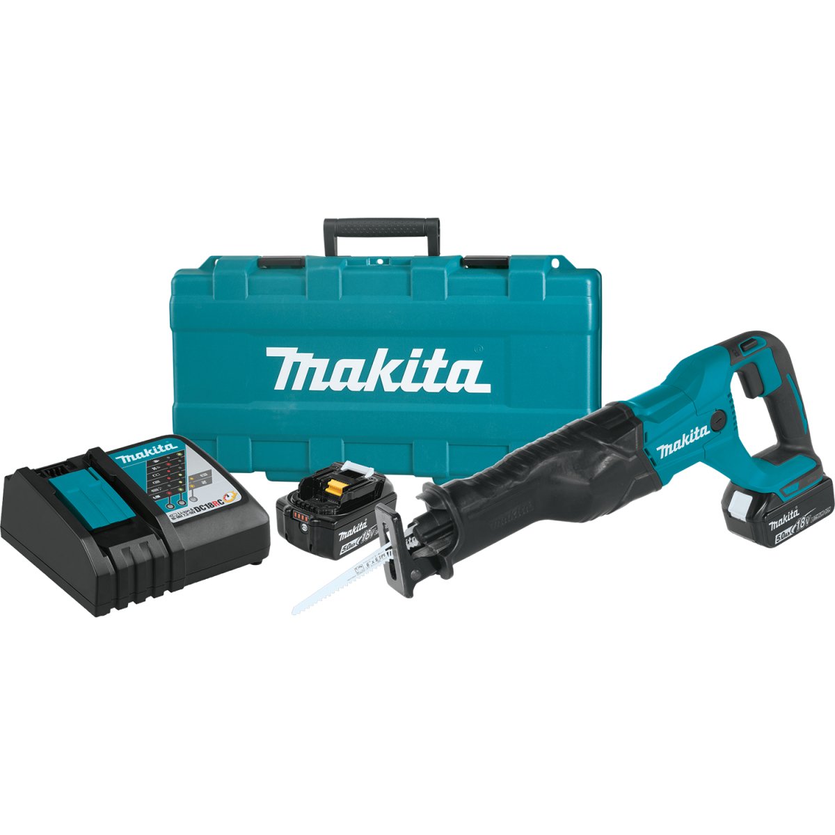 18V LXT® Lithium-Ion Cordless Reciprocating Saw - Ideal for Efficient Cutting Jobs