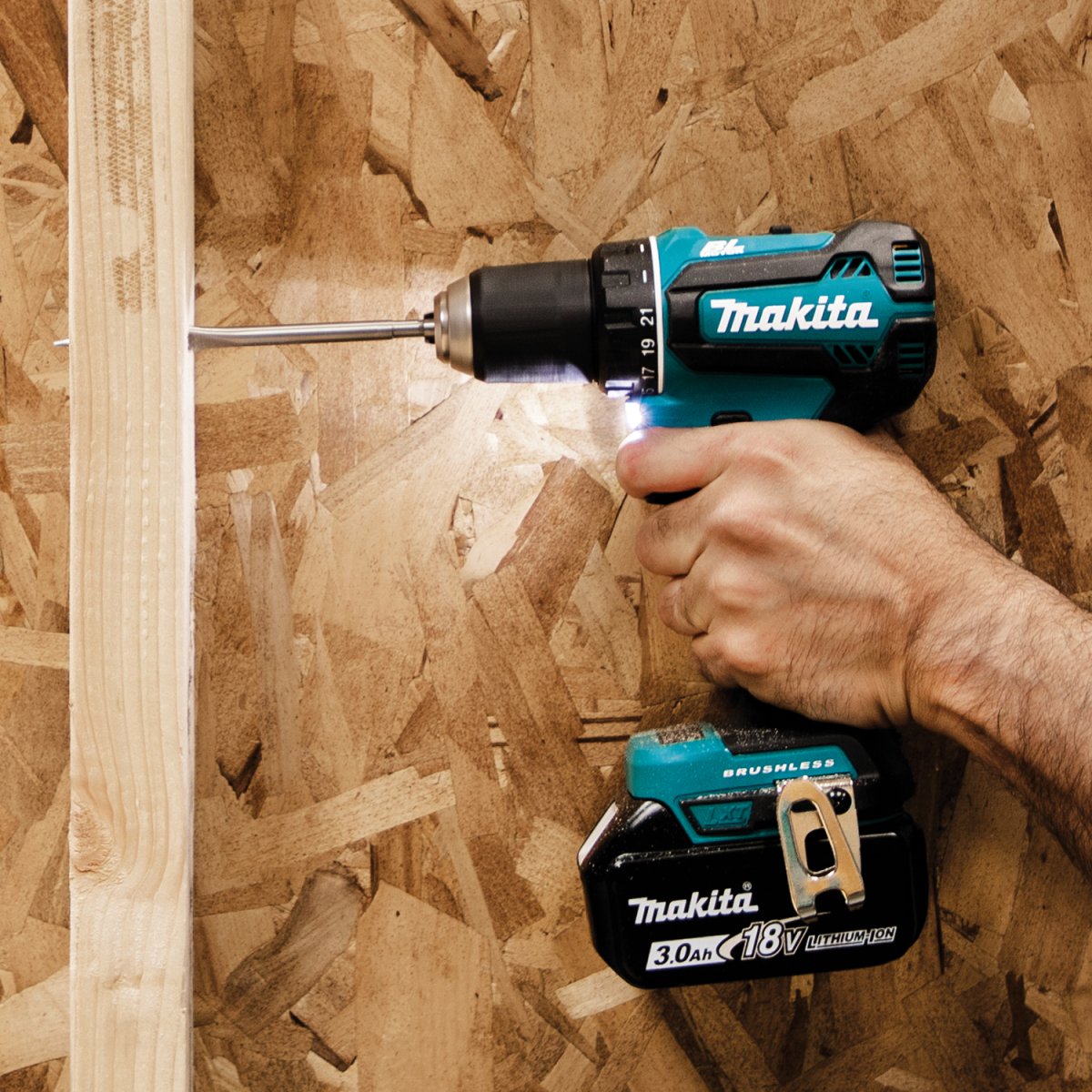 18V LXT® Lithium-Ion Brushless Cordless 1/2 Drill with 3.0Ah Battery