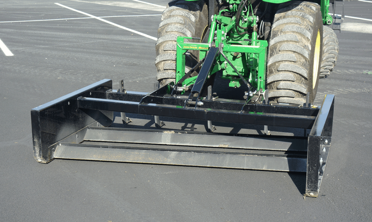Blue Diamond Dual-Edger Tractor Grader for Multiple Ground Surface Maintenance