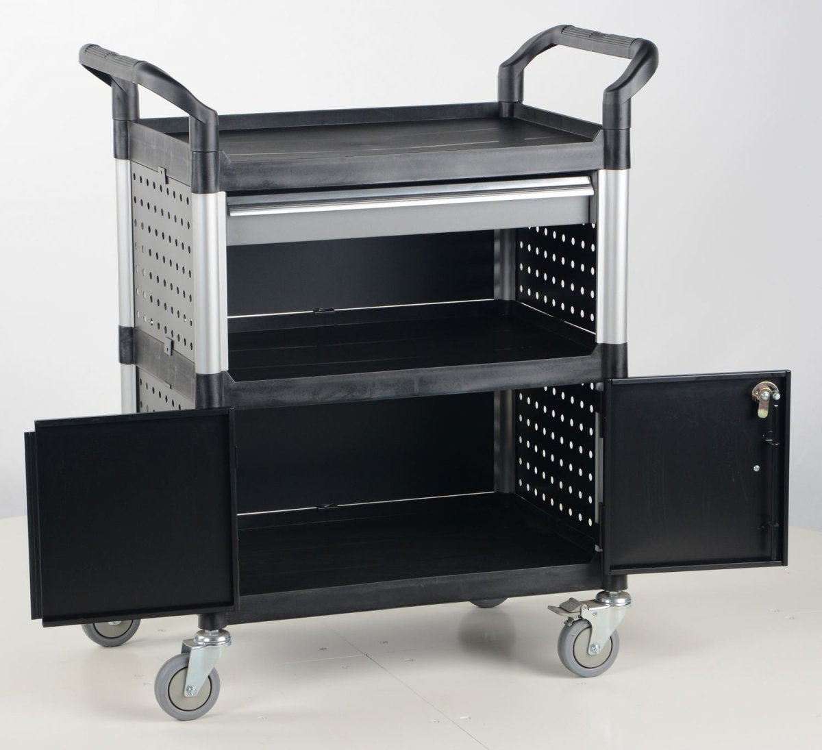 High - Quality Lightweight Commercial Service Carts for Hospitality