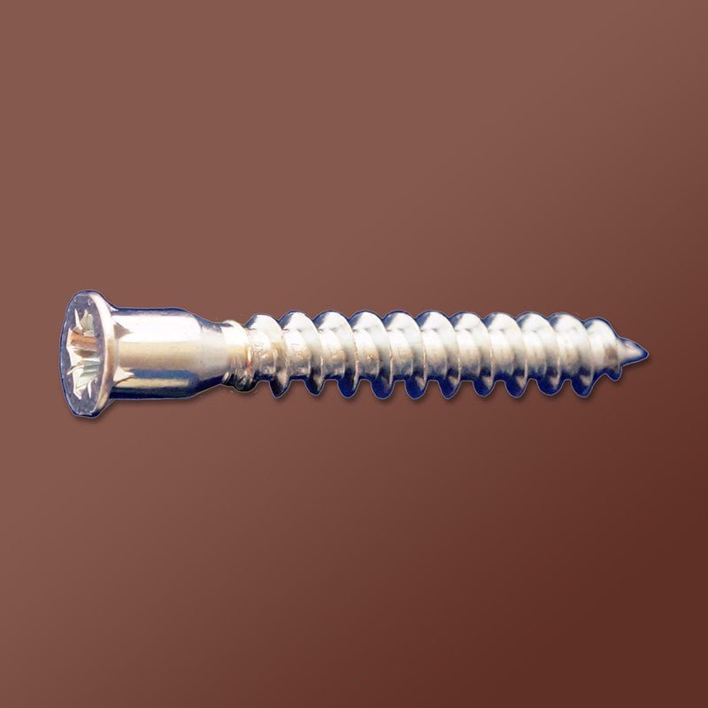 Zinc DAGGER-LOK Wood Screws - Coarse Sharp Point Pozi Flat with Nibs Confirmat