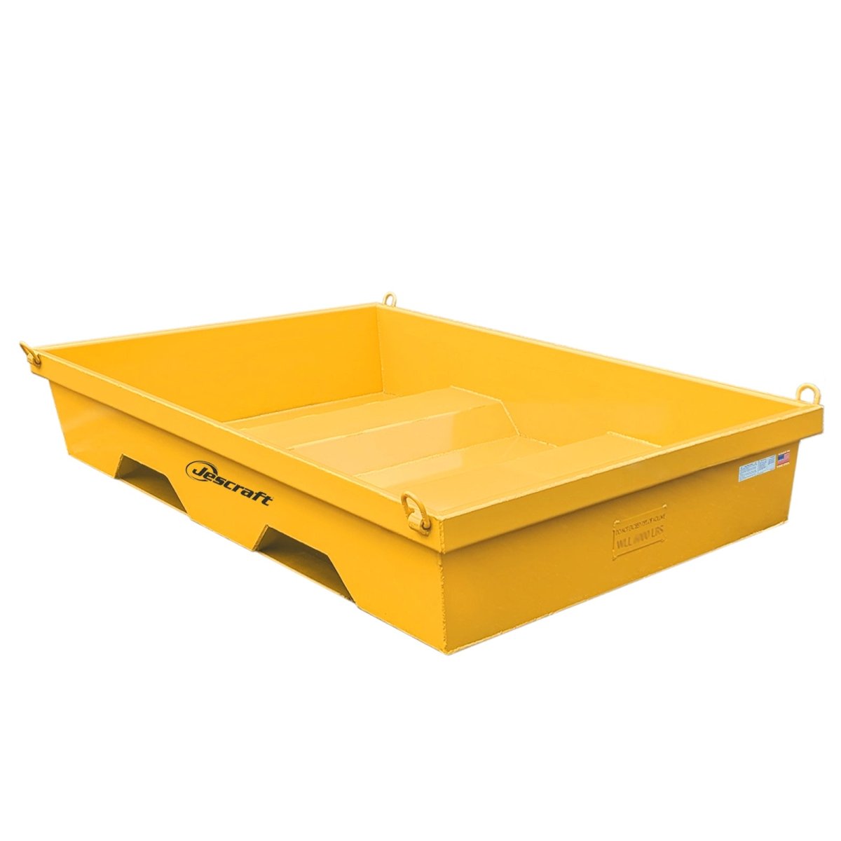 60 x 48 x 14 Industrial Containment Pan for Construction Site Concrete Washout