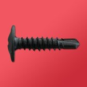 8-Inch DAGGERZ Branded Wafer Self-Drilling Screws with Phillips Modified Truss Head and Phosphate Finish for Metal Applications