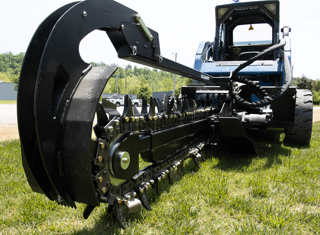 Blue Diamond Skid Steer Heavy - Duty High - Performance Trencher