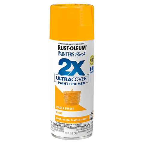 2x Ultra Coverage Glossy Spray Paint Set - 12 Ounce Cans (Pack of 6)