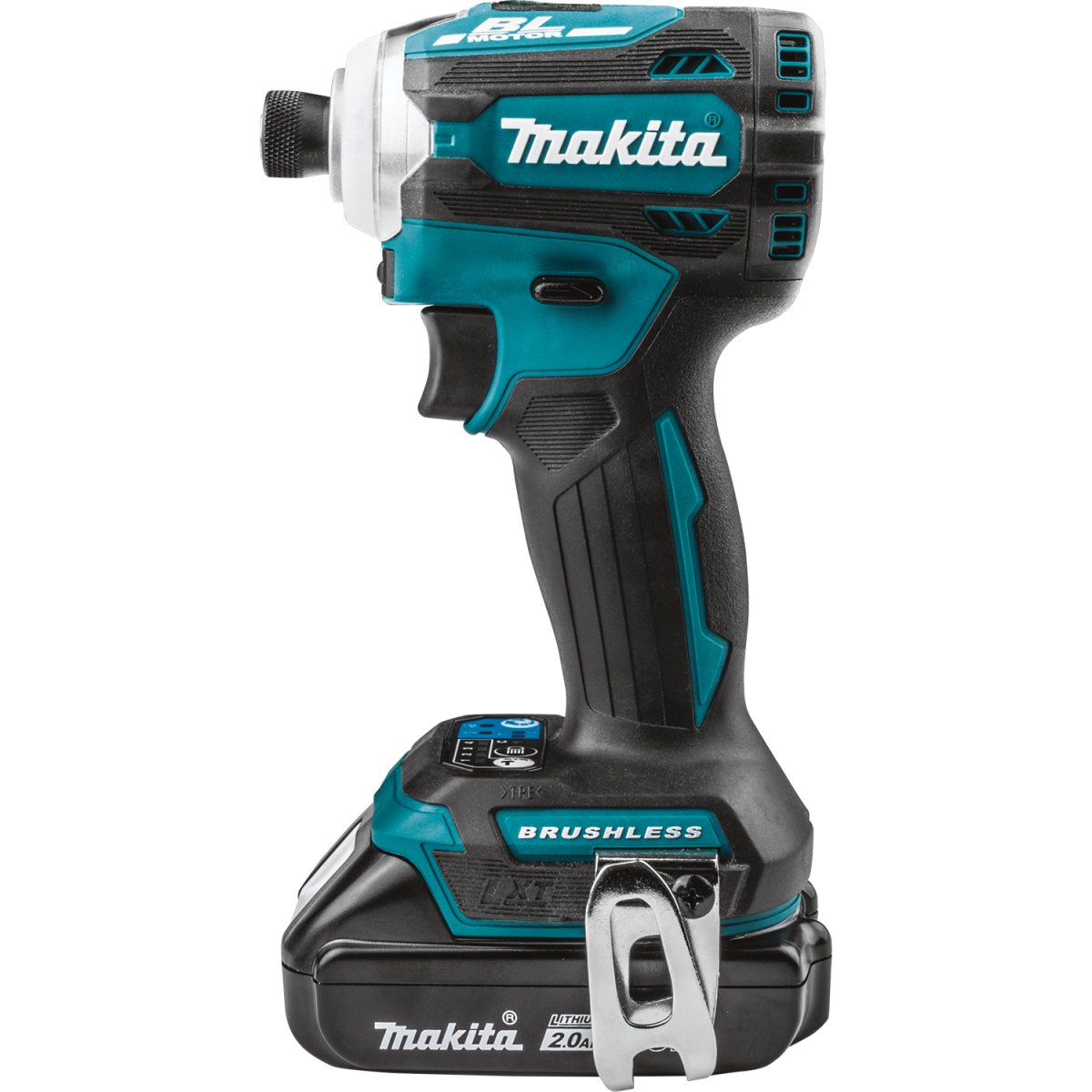 Makita 18V LXT® Lithium-Ion Compact and Lightweight Brushless Cordless Quick-Shift Mode™ 4-Speed Impact Driver Tool Kit with 2.0Ah Battery