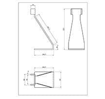 High - Quality Aardwolf Steel Post Base for 1600 - 1800mm Slab and Bundle Racks
