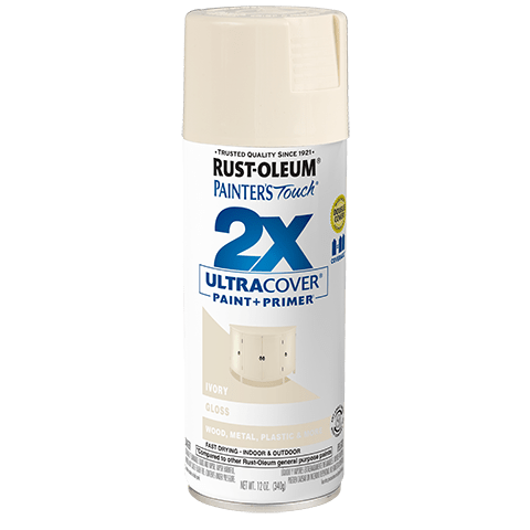 2x Ultra Coverage Glossy Spray Paint Set - 12 Ounce Cans (Pack of 6)