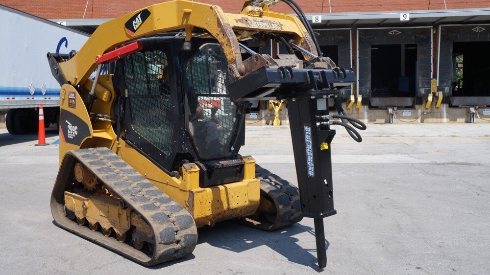 High - performance Mounted Hydraulic Breaker for Skid Steers by Blue Diamond®
