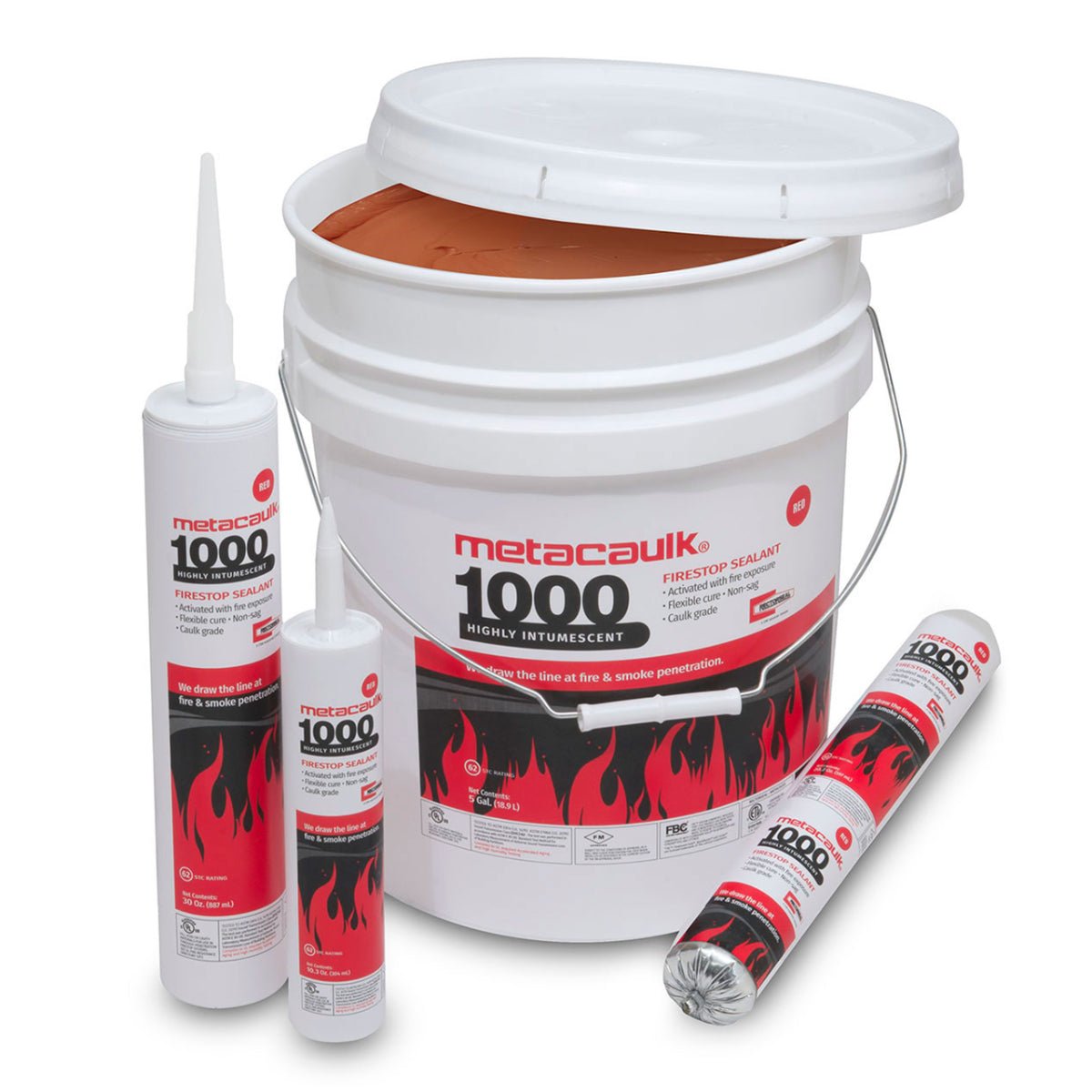 Metacaulk 1000 High - Performance Intumescent Firestop Sealant for Construction and Penetration Sealing