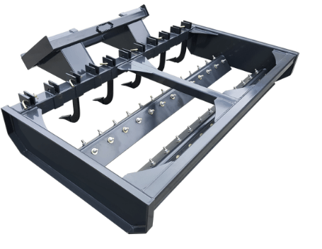 Blue Diamond Skid Steer Box Scraper Ripper - Ideal for Gravel Road Reconditioning
