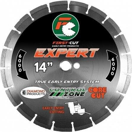 Expert-Grade First-Cut Early Entry Blades for Green Concrete Cutting