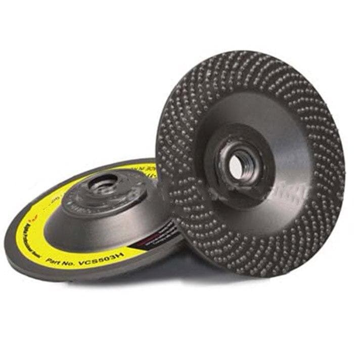 Alpha Diamond-Clustered Spike Disc for Easy Coating Removal