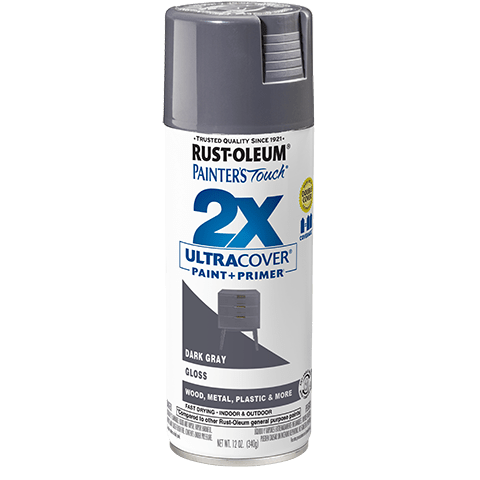 2x Ultra Coverage Glossy Spray Paint Set - 12 Ounce Cans (Pack of 6)