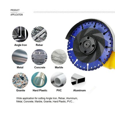 5-Inch All-Purpose Cutting Rescue Blade for Various Materials