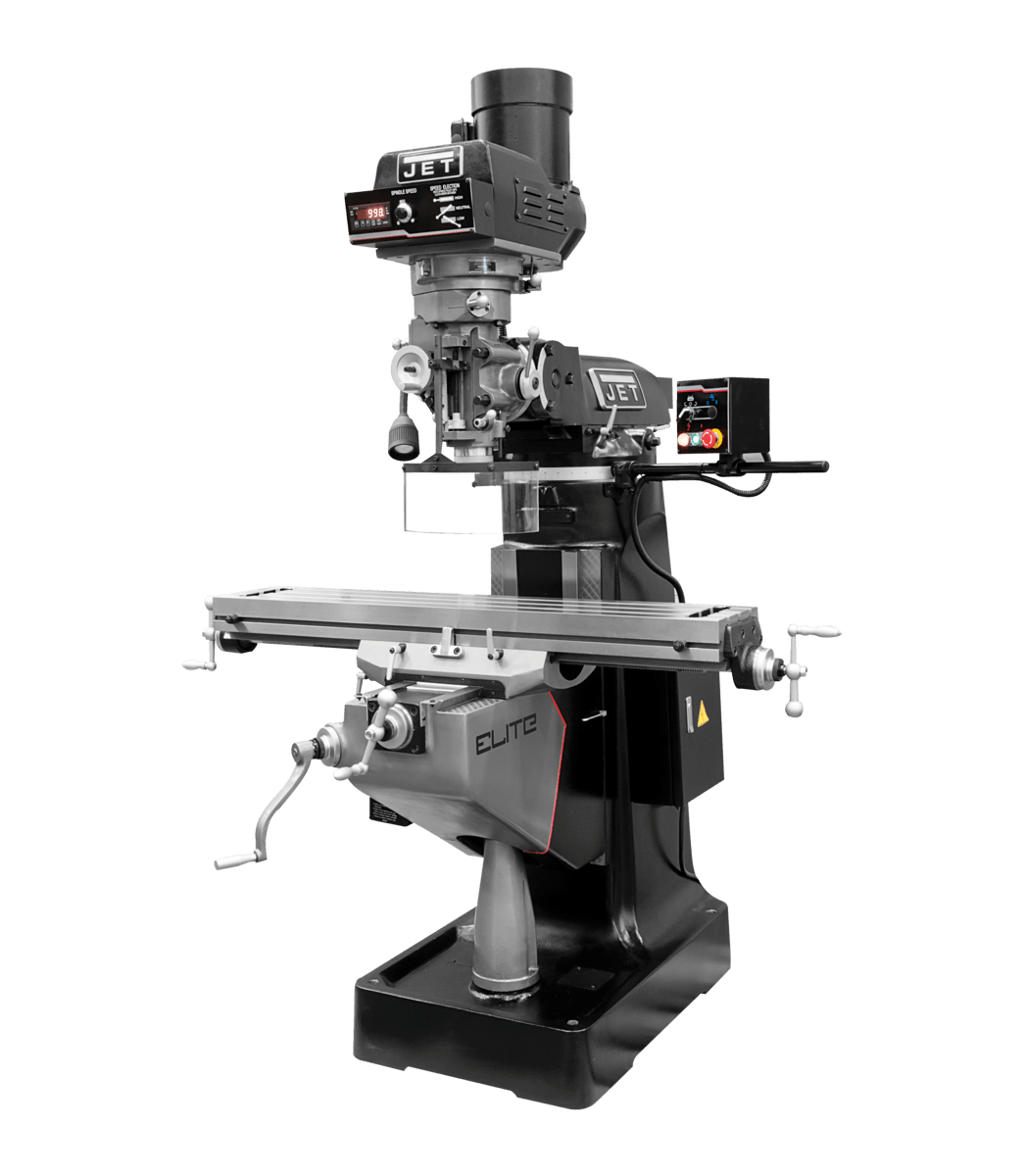 EVS-949 2-Axis Mill with ACU-RITE 203 DRO and Servo X, Y, Z-Axis Powerfeeds