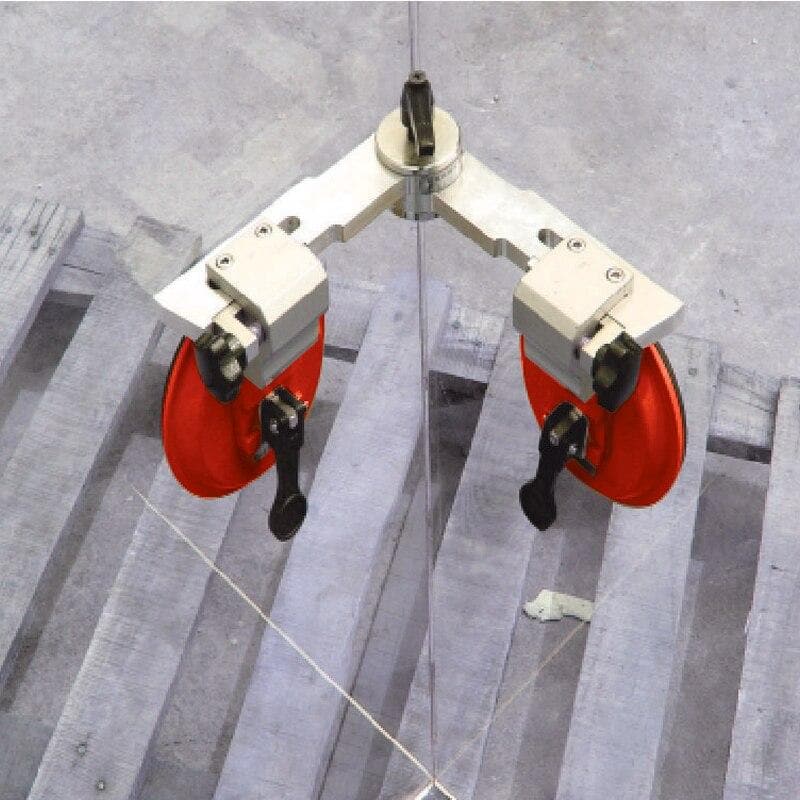 High - Quality Aluminum Alloy Abaco Glass Gluing Clamp with Angle Adjustment