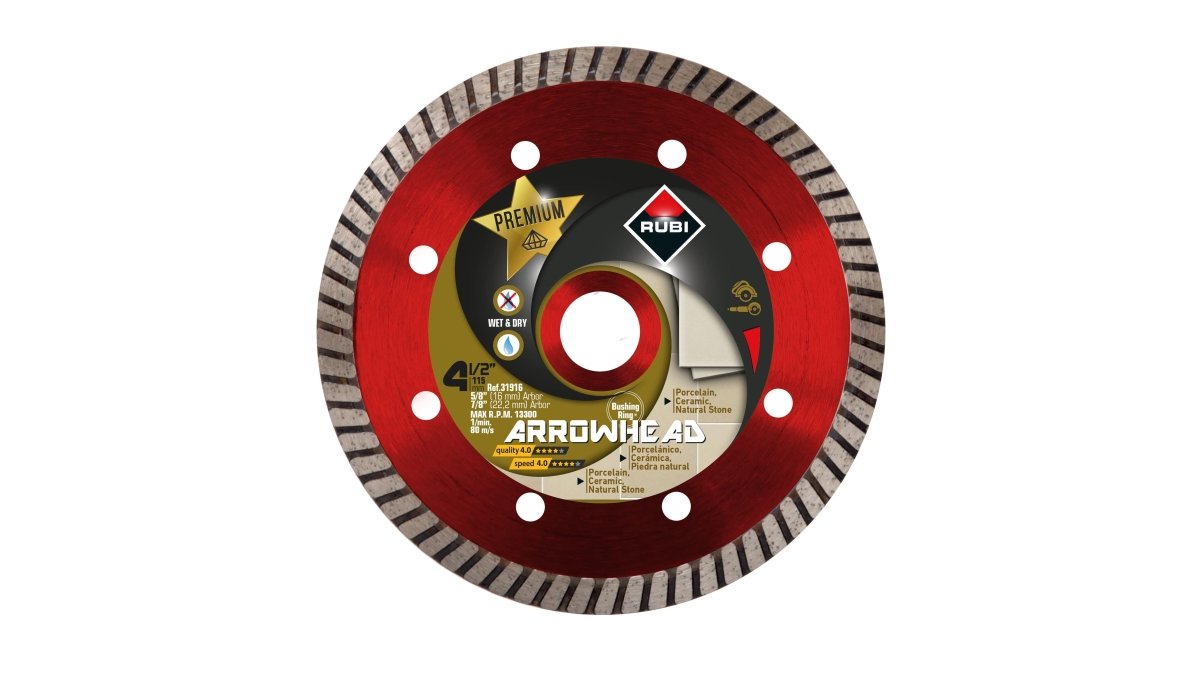 Premium Arrow Head Diamond Blade for Cutting Porcelain and Ceramic Tiles