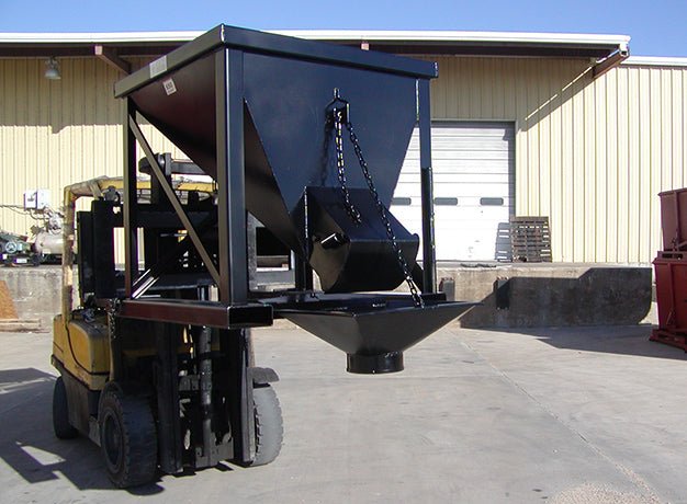 Star Industries High - Capacity Concrete Hopper for Forklifts
