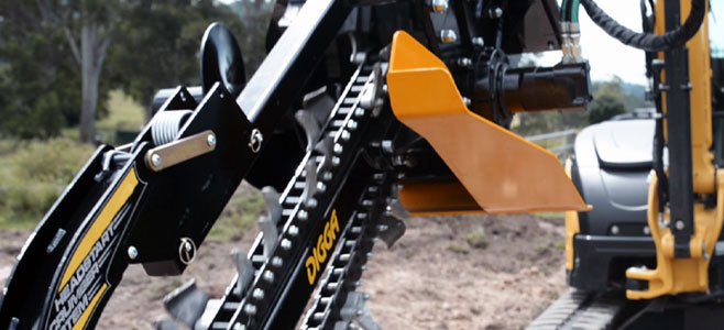 Bigfoot Trencher for Skid Steers and Up-to-4.5T Excavators