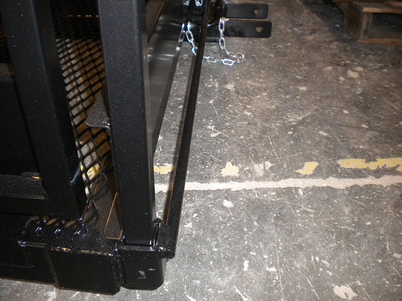 Lightweight and Durable Blue Diamond Forklift Work Platform