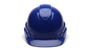 Blue Safety Hard Hat in Ridgeline Cap Style for Enhanced Protection