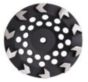 Arrow-style Segmented Grinding Cup Wheel for Concrete