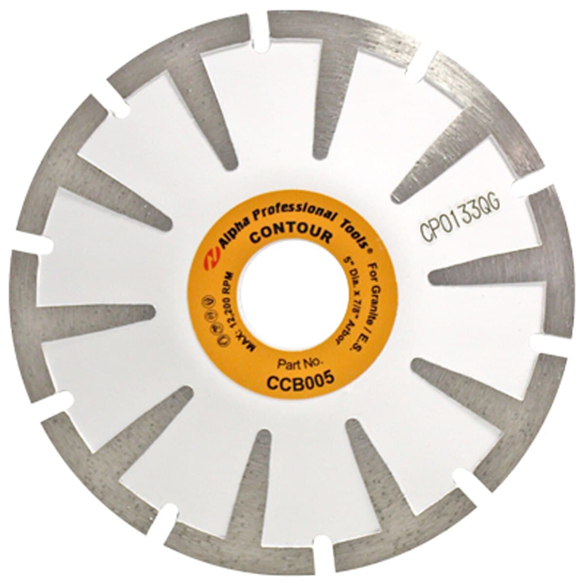 Alpha High - Performance Contour Blade for Granite and Engineered Stone Cutting