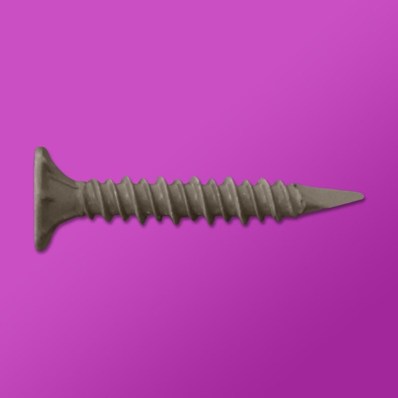 Daggerz Phillips Wafer Spade Point 8 x 1-1/4 Cement Board Screws with Dagger-Guard Coating