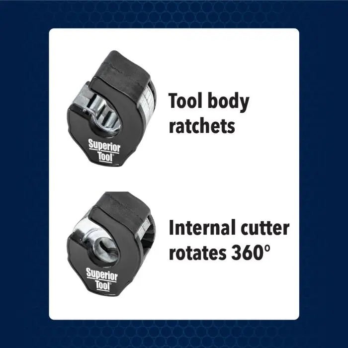 Case of 6 - 1/2 Inch Ratcheting Quick - Cut Tubing Cutters for Mid - Sized Jobs